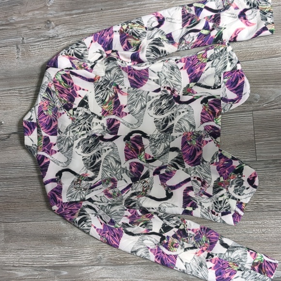 Ovi Abstract Bird Flamingo Print Blazer Small - Picture 4 of 4